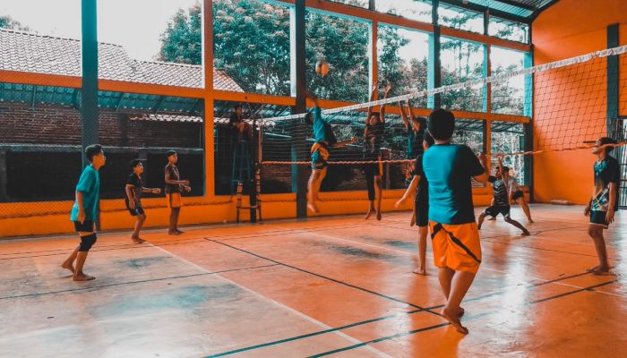 KEGIATAN SPARING PARTNER CLUB BOLA VOLI JUNIOR DESA KARANGSARI BERSAMA TIM DARI LOGEDE BUMIREJO KEBUMEN 02