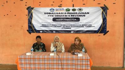 SOSIALISASI PELESTARIAN SENI BUDAYA MODERASI NUSANTARA) MENJAGA EKSISTENSI WARISAN BUDAYA BERBASIS “ANJANGSANA CULTURE” DI DESA KARANGSARI