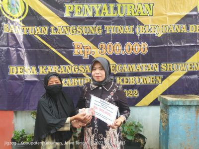 PENYALURAN BANTUAN LANGSUNG TUNAI DANA DESA BULAN APRIL, MEI DAN JUNI TAHUN 2022