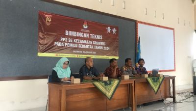 BIMTEK PPS SE KECAMATAN SRUWENG DILAKSANAKAN HARI INI