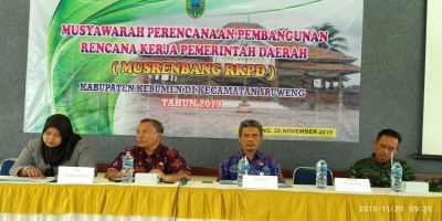 Musyawarah Perencanaan Pembangunan Rencana Kerja Pemerintah Daerah (RKPD) Kecamatan Sruweng