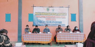 MUSYAWARAH DESA KHUSUS PENETAPAN HASIL PENDATAAN SDGS DESA